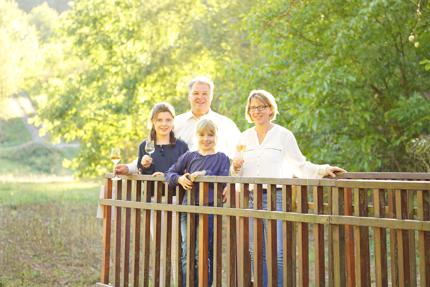 Andreas, Christine, Katharina und Sophie